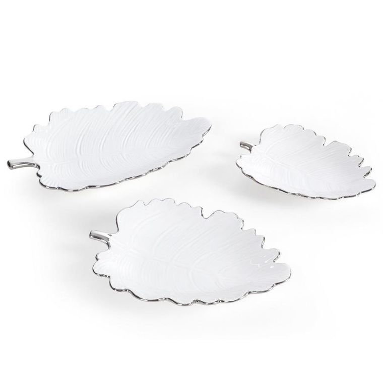 Eurofirany, patera dekoracyjna, Alma, 26-18-4 cm, biały