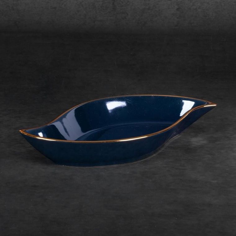 Eurofirany, patera dekoracyjna, Amora, 31-17-5 cm, granatowy