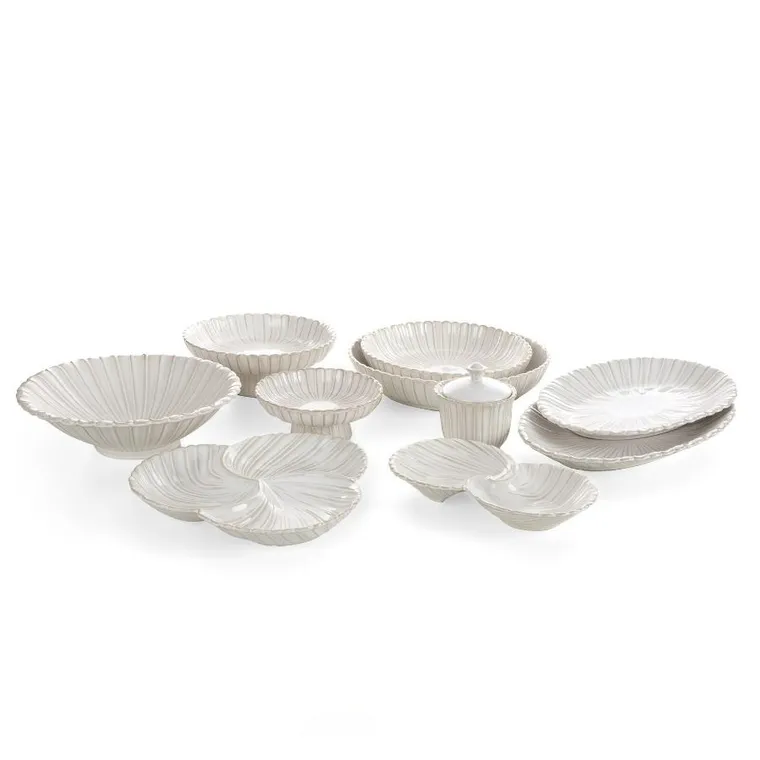 Eurofirany, patera dekoracyjna, Avril, 25-14-4 cm, kremowy