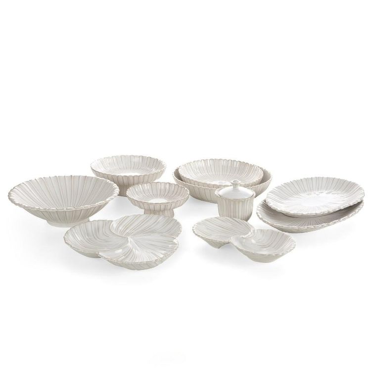 Eurofirany, patera dekoracyjna, Avril, 31-20-3 cm, kremowy