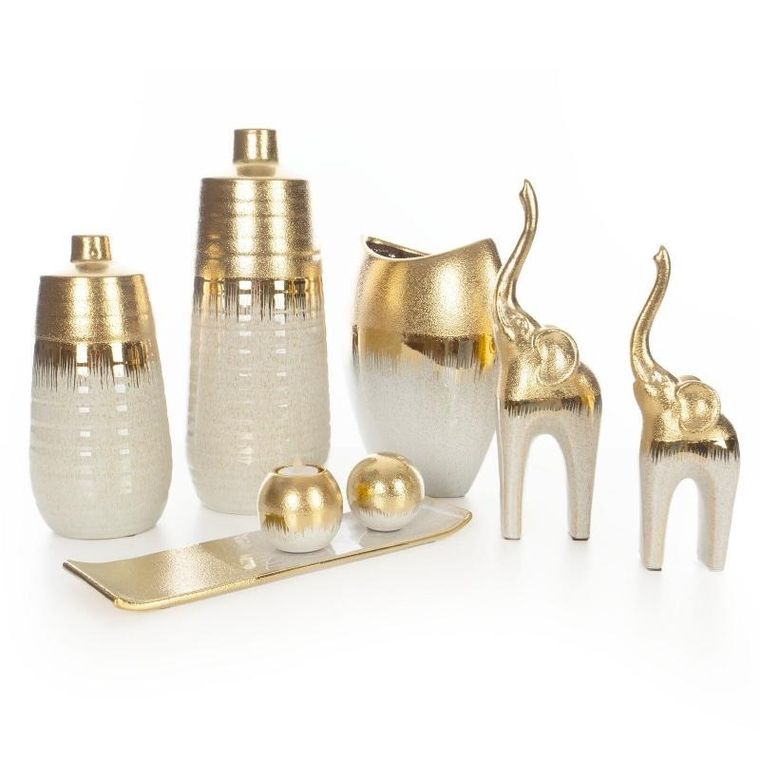 Eurofirany, patera dekoracyjna, Max, 39-12-3 cm, kremowy