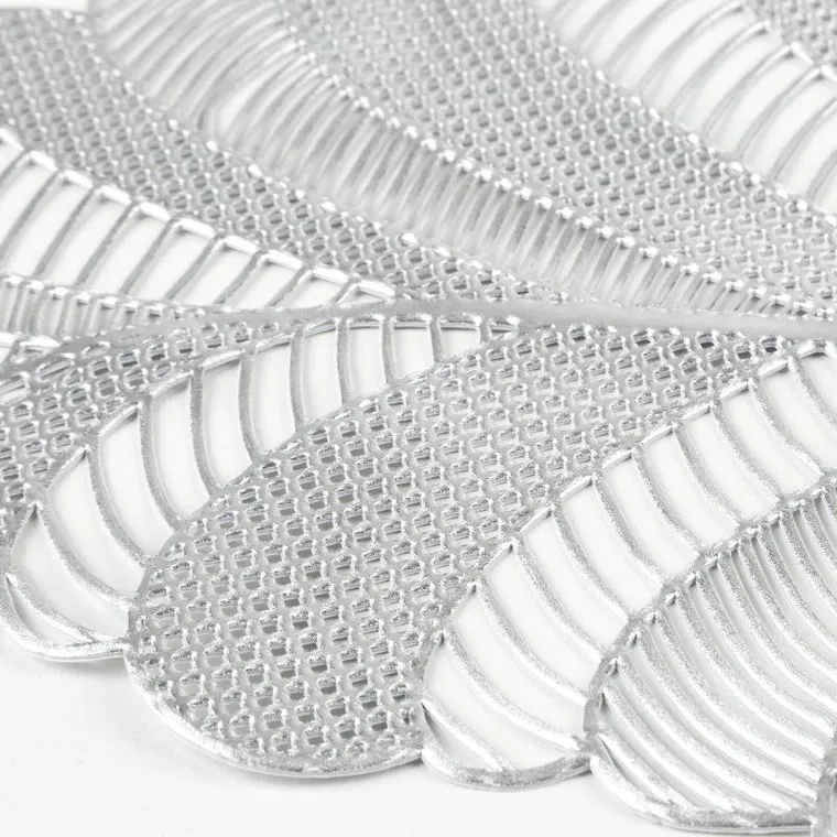 Eurofirany, podkładka Petal, 28-44 cm, srebrny