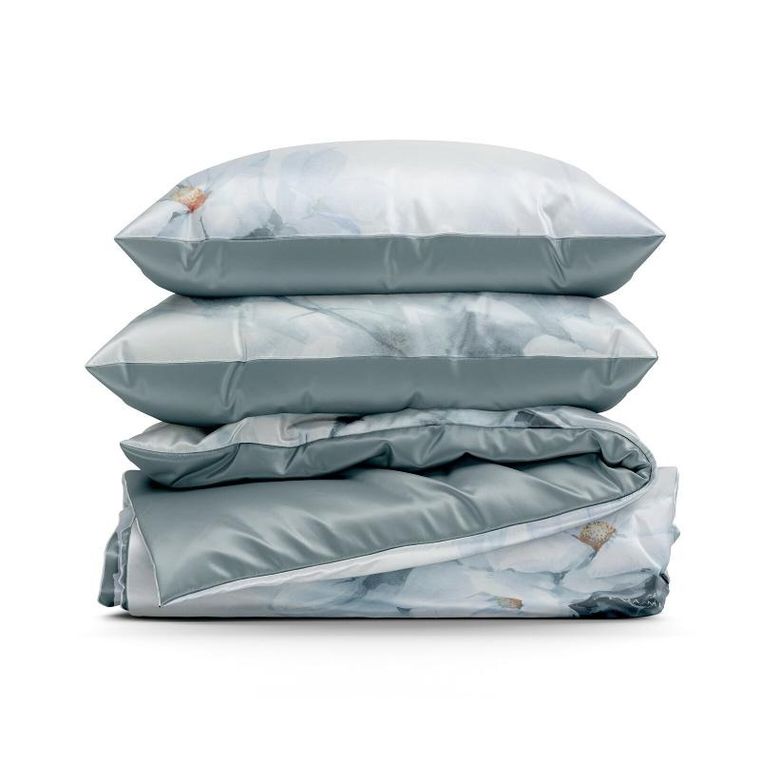 Eurofirany, pościel bloom, 220-200 cm, miętowy