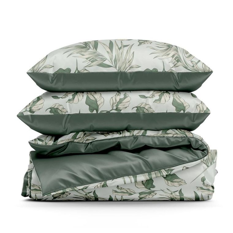 Eurofirany, pościel d91 Donna, 140-200 cm, zielony