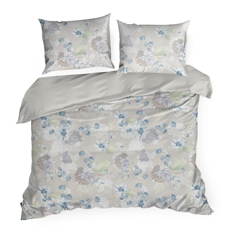 Eurofirany, pościel d91, Julia, 220-200 cm, popielaty