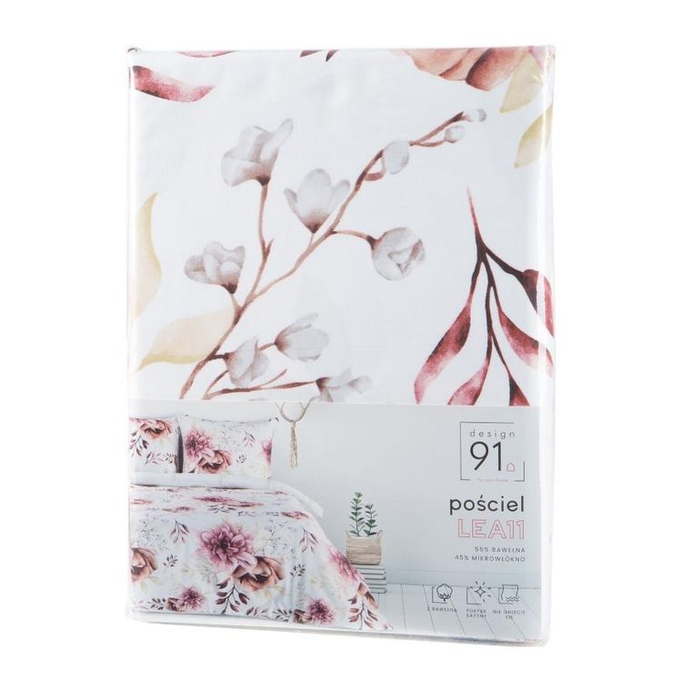 Eurofirany, pościel d91 Lea, 140-200 cm, biały