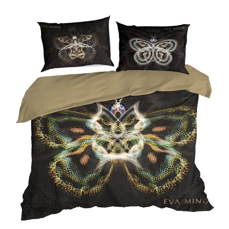 Eurofirany, pościel Eva, 160-200 cm, czarny