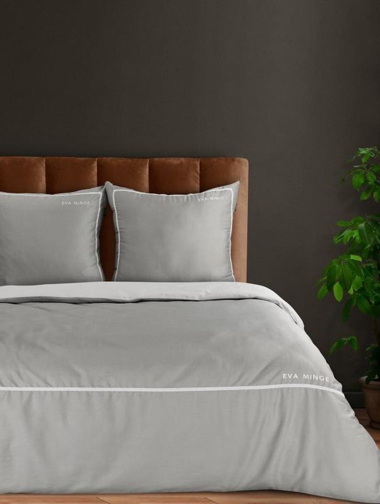 Eurofirany, pościel, szary, 160-200 cm