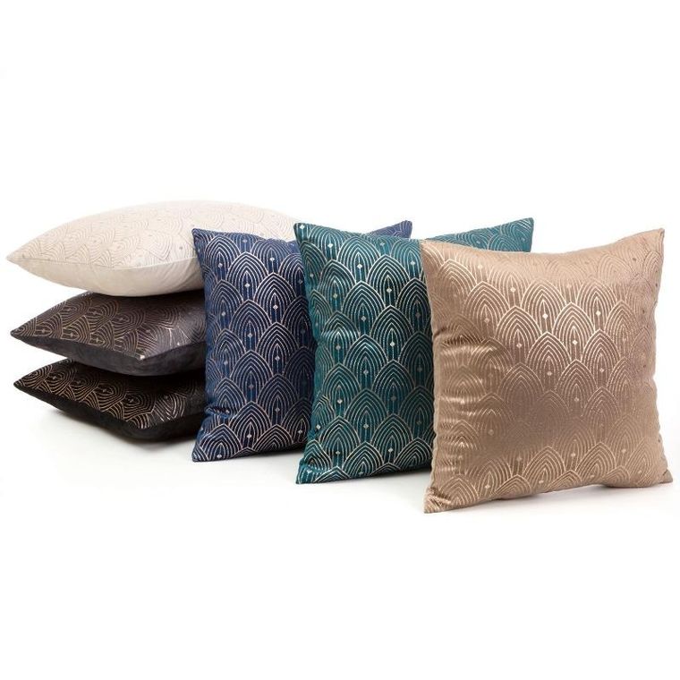 Eurofirany, poszewka, Agnes, 40-40 cm, grafitowy