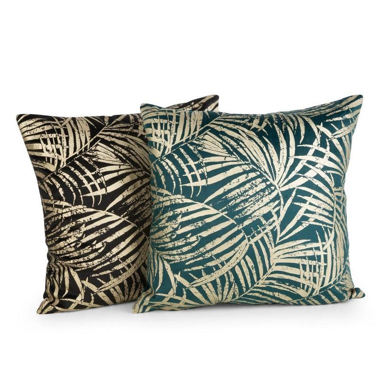 Eurofirany, poszewka blink, 45-45 cm, ciemnoturkusowy