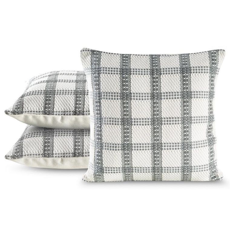 Eurofirany, poszewka boho, 45-45 cm, kremowy