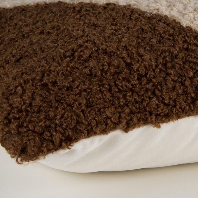 Eurofirany, poszewka bukla, 45-45 cm, beżowy