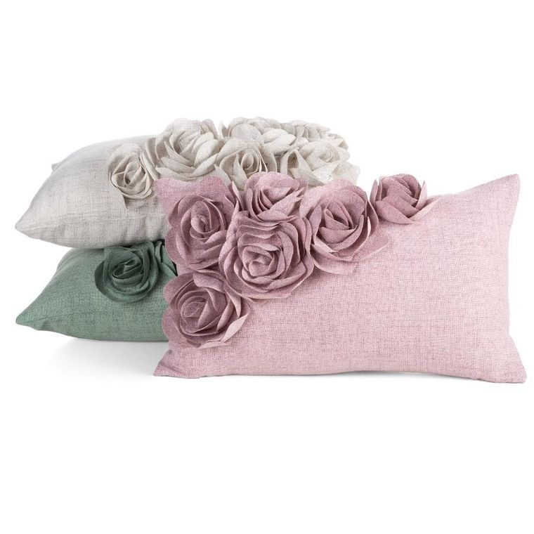 Eurofirany, poszewka Flores, 30-50 cm, zielony