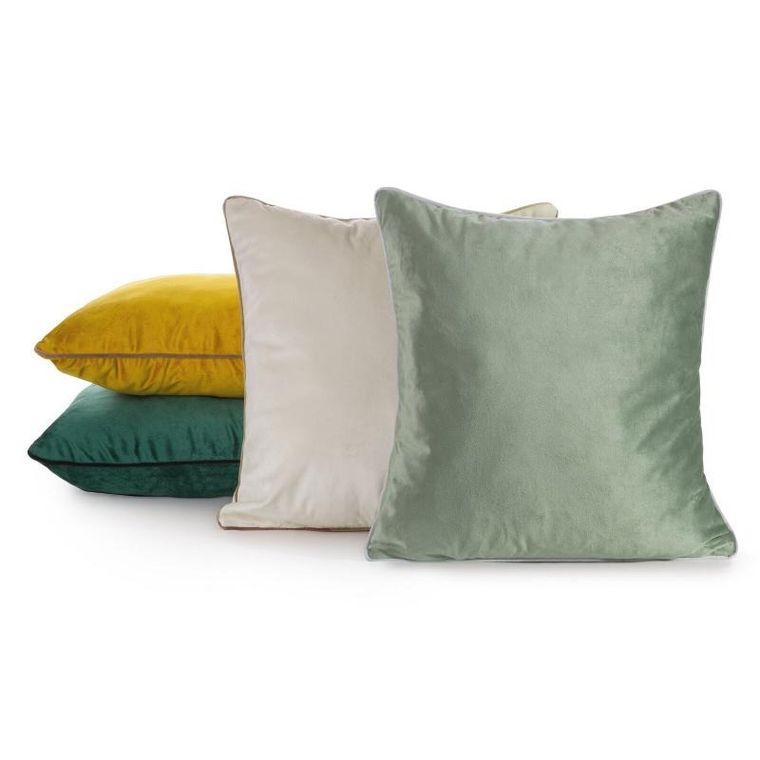 Eurofirany, poszewka Gaja 2, 45-45 cm, srebrny