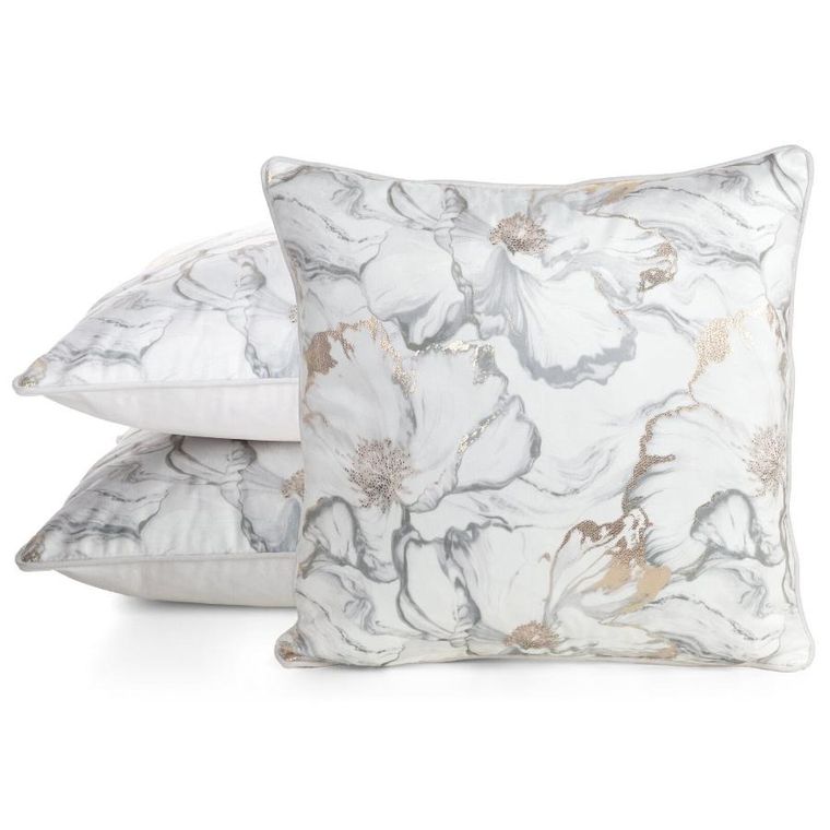 Eurofirany, poszewka Lisa, 45-45 cm, biały