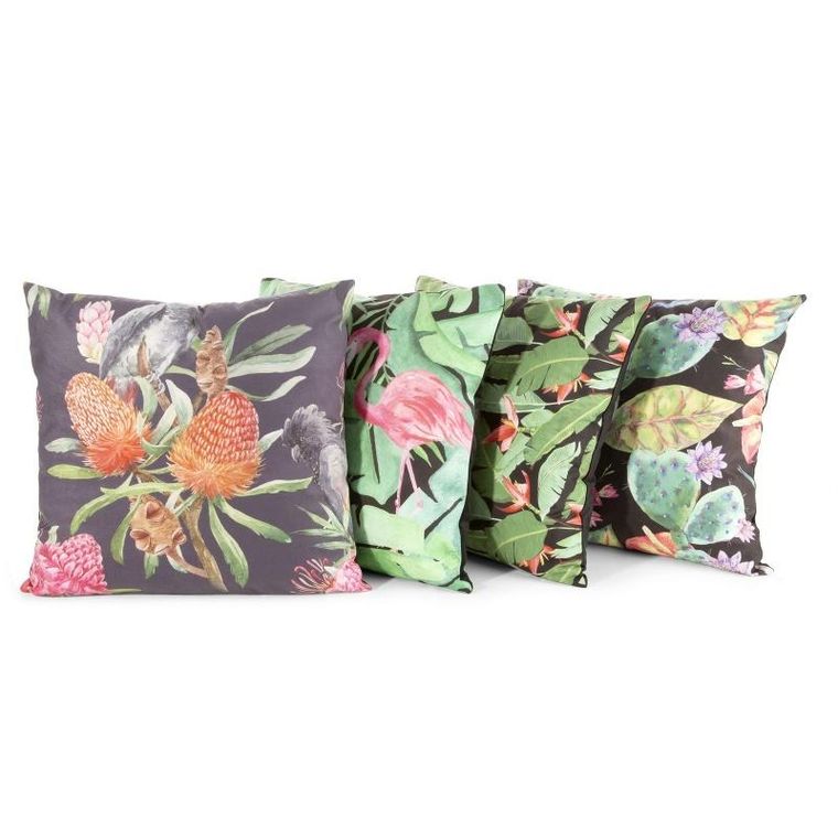 Eurofirany, poszewka Mink, 45-45 cm, czarny