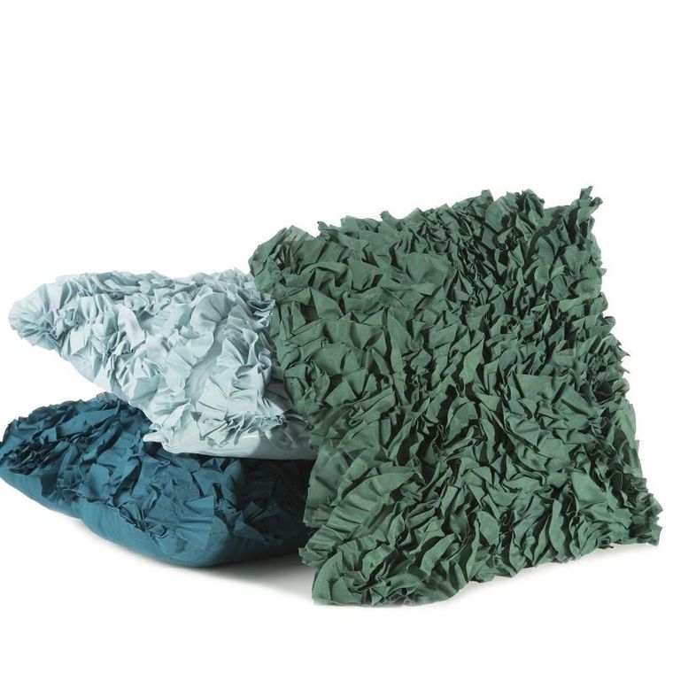 Eurofirany, poszewka Mirena, 45-45 cm, ciemnozielony