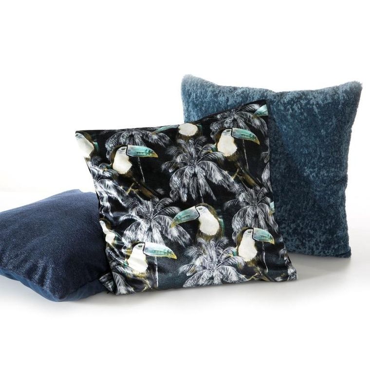 Eurofirany, poszewka Pelo, 45-45 cm, oliwkowy