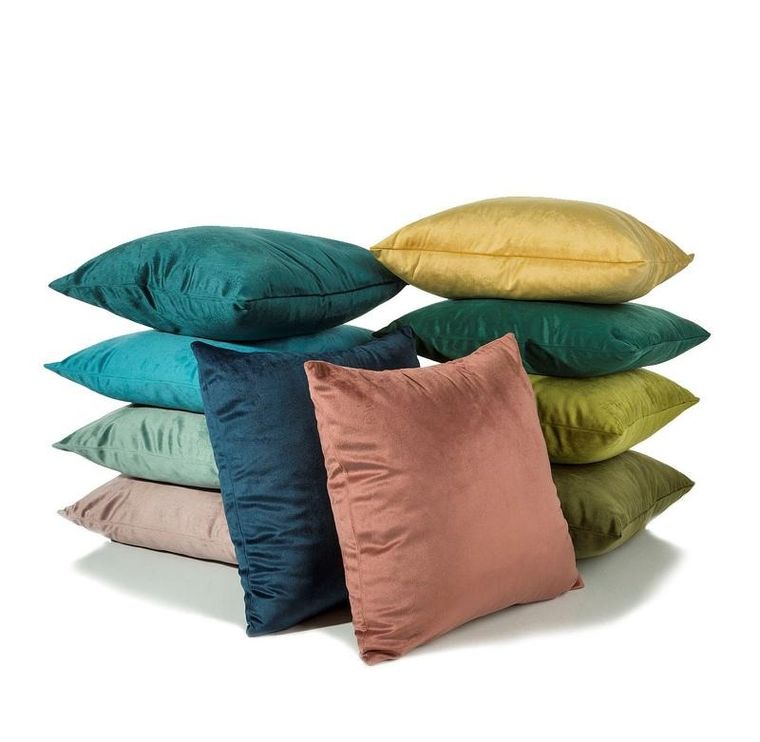 Eurofirany, poszewka Pierre, 40-40 cm, ciemnozielony