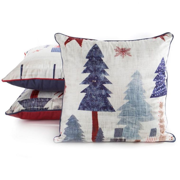 Eurofirany, poszewka świąteczna, 45-45 cm, beżowy