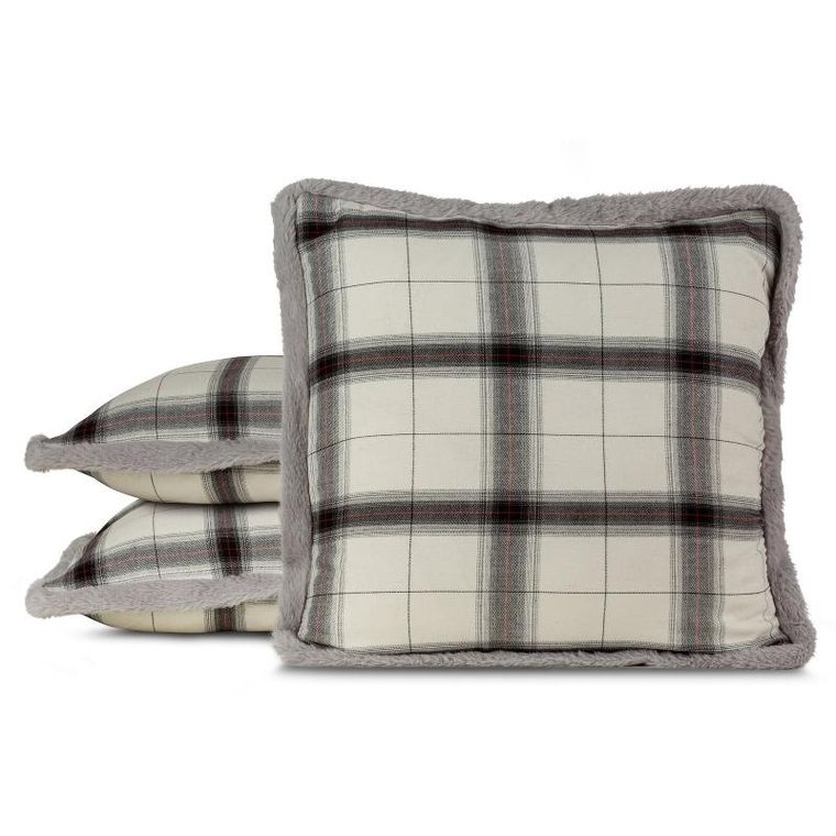 Eurofirany, poszewka świąteczna, 45-45 cm, biały