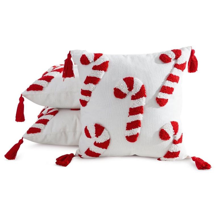 Eurofirany, poszewka świąteczna, 45-45 cm, biały