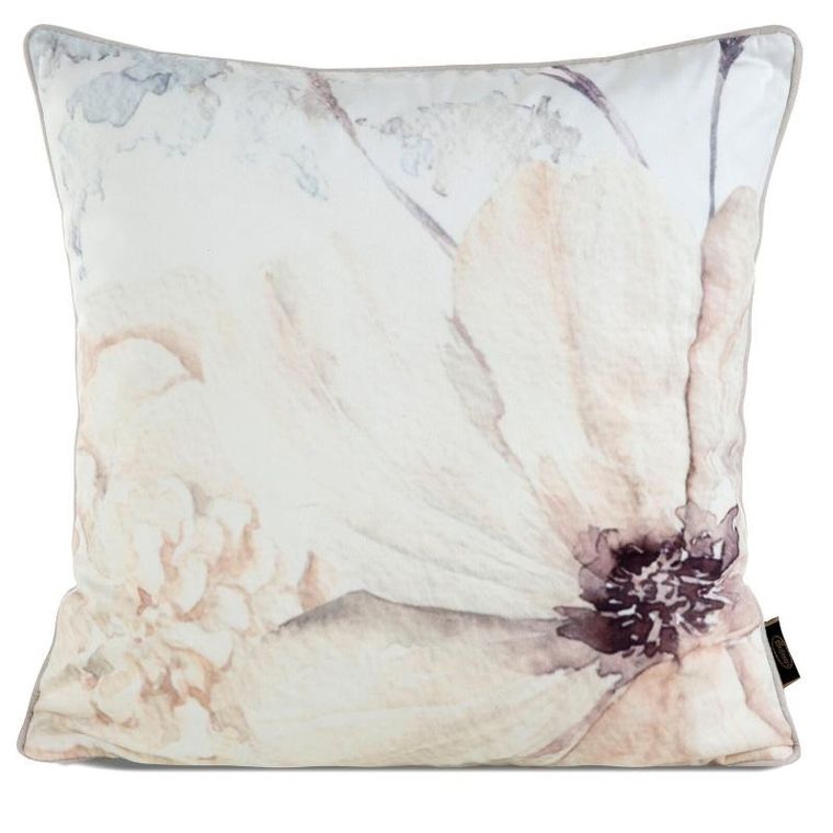 Eurofirany, poszewka velvet, 45-45 cm, beżowy