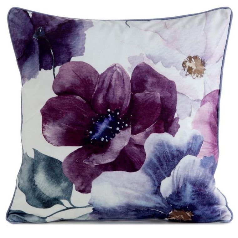 Eurofirany, poszewka velvet, 45-45 cm, fioletowy