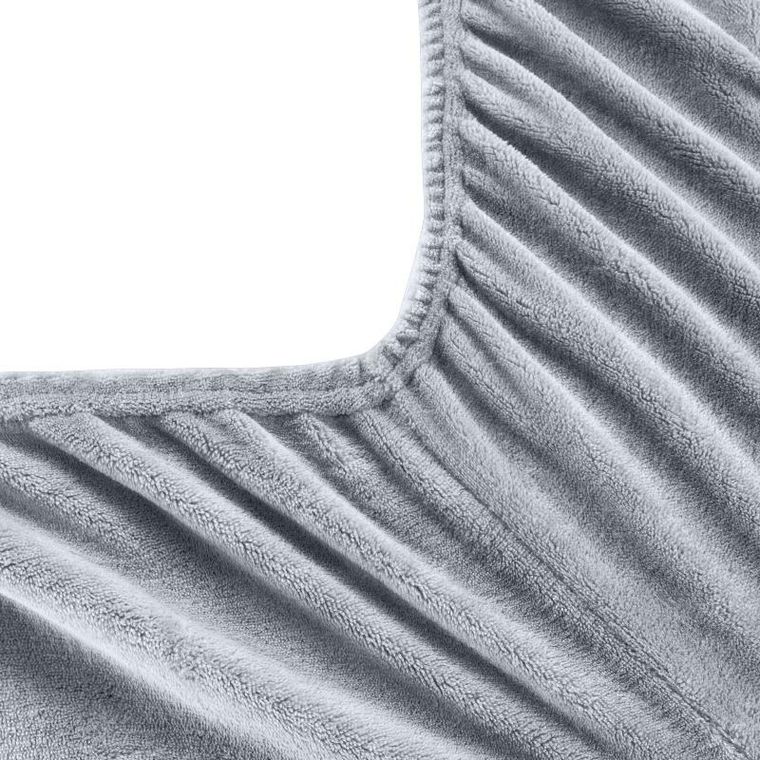 Eurofirany, prześcieradło flano 220-200 cm, srebrny