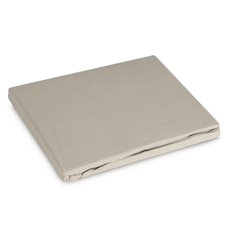 Eurofirany, prześcieradło z gumką, basic, 100-200-30 cm, beżowy