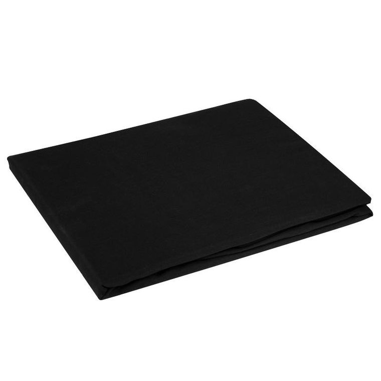 Eurofirany, prześcieradło z gumką, Nova 3, 180-200 cm, wyokość 30 cm, czarny