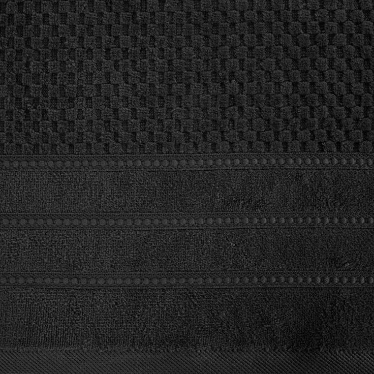 Eurofirany, ręcznik Adore, 50-90 cm, czarny