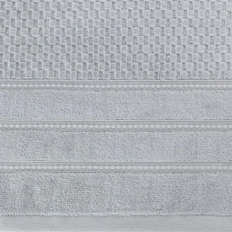 Eurofirany, ręcznik Adore, 50-90 cm, srebrny