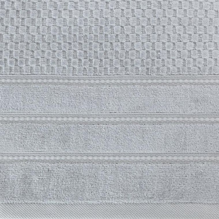 Eurofirany, ręcznik Adore, 70-140 cm, srebrny