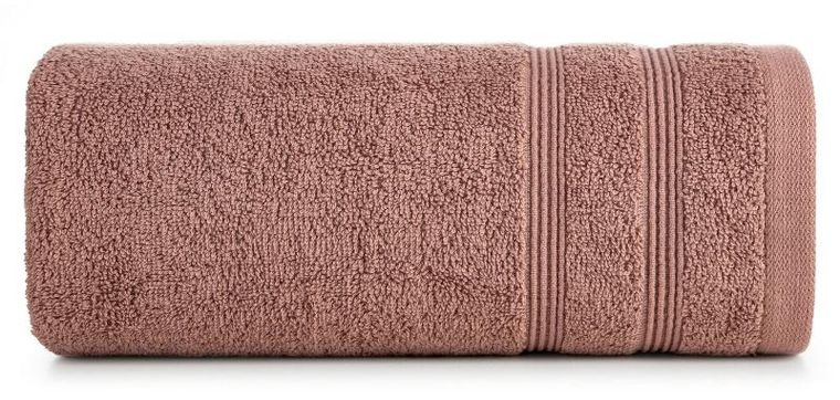 Eurofirany, ręcznik Aline, 70-140 cm, ceglasty