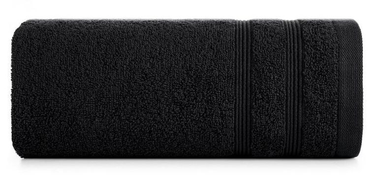 Eurofirany, ręcznik, Aline, 70-140 cm, czarny