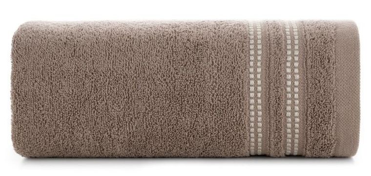 Eurofirany, ręcznik Ally, 70-140 cm, brązowy