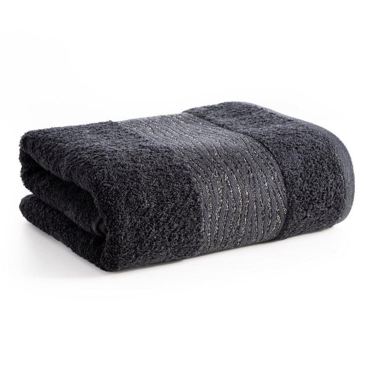 Eurofirany, ręcznik Amber, 50-90 cm, czarny