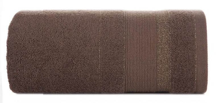 Eurofirany, ręcznik April, 30-50 cm, ciemnobrązowy