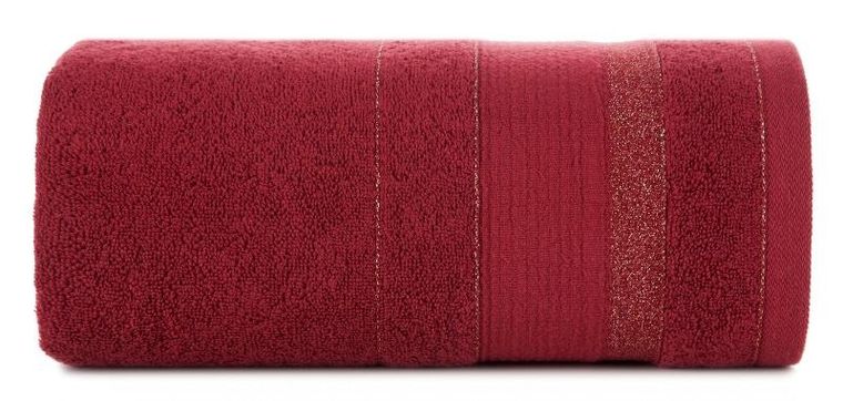Eurofirany, ręcznik April, 50-90 cm, bordowy