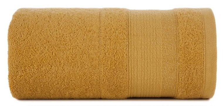 Eurofirany, ręcznik April, 70-140 cm, musztardowy