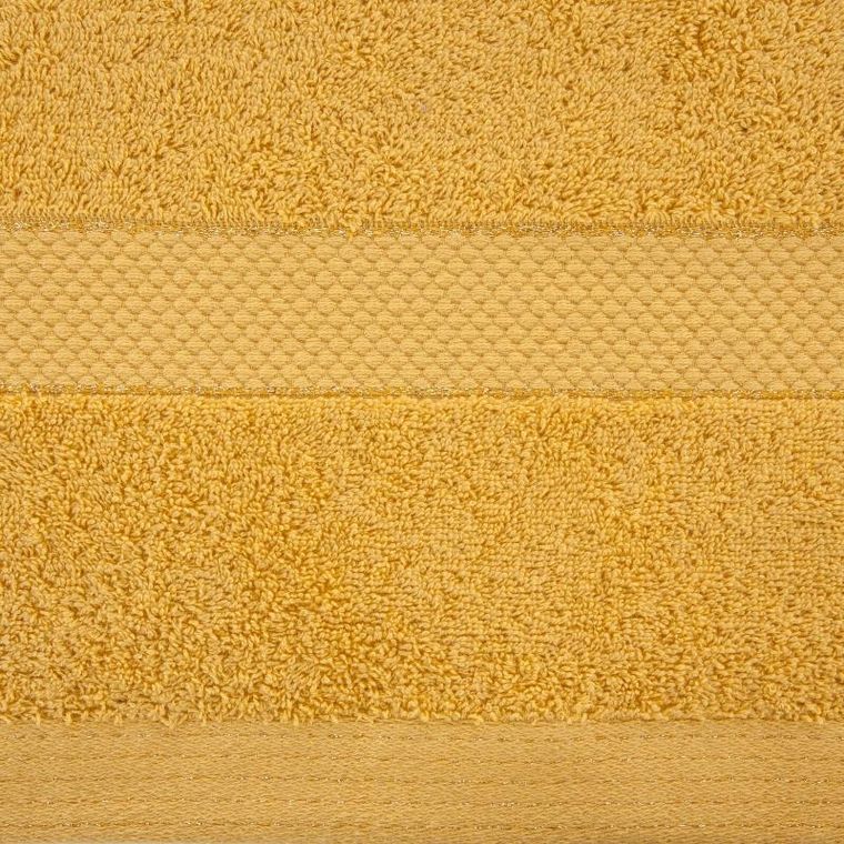 Eurofirany, ręcznik Bari, 70-140 cm, musztardowy
