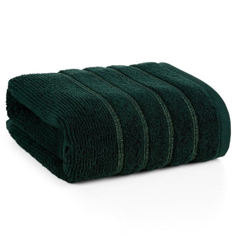 Eurofirany, ręcznik bawełniany, Amira 08, 70-140 cm, ciemnozielony