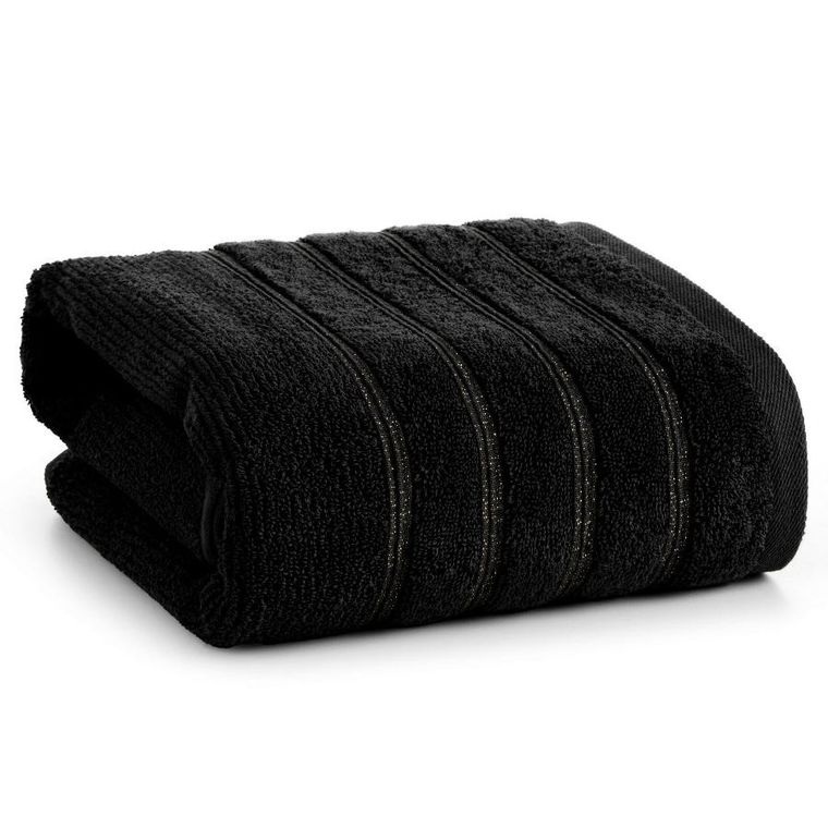 Eurofirany, ręcznik bawełniany, Amira 09, 70-140 cm, czarny