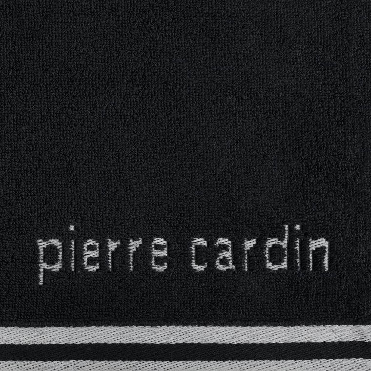 Eurofirany, ręcznik bawełniany, Pierre Cardin, 50-90 cm, czarny