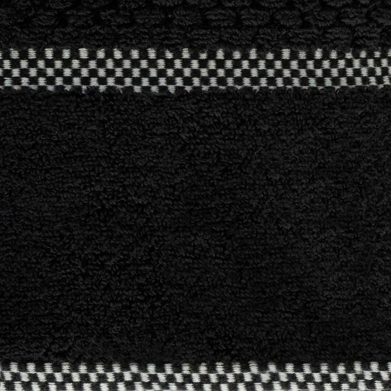 Eurofirany, ręcznik Caleb, czarny, 50-90 cm