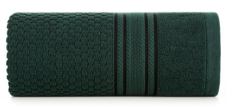 Eurofirany, ręcznik Davos, 30-50 cm, ciemnozielony