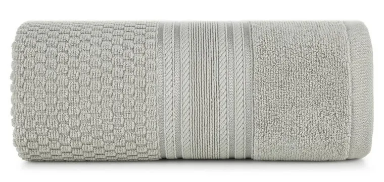 Eurofirany, ręcznik Davos, 30-50 cm, srebrny