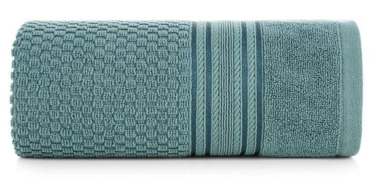 Eurofirany, ręcznik Davos, 70-140 cm, ciemnomiętowy