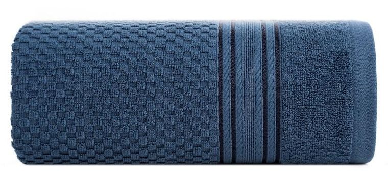 Eurofirany, ręcznik Davos, 70-140 cm, granatowy